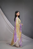 Pastel Floral Kurta Palazzo Set with Dupatta