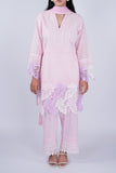 Schiffli Suit Set with Ombré Cutwork