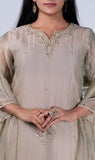 Glass Shimmer Sharara Suit Set