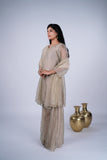Glass Shimmer Sharara Suit Set