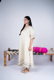 Ivory Choga Set with Embellishments & Scalloped Detailing