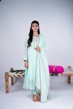 Chanderi Gota Anarkali Suit Set with Dupatta