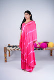 Poppy Red Leheriya Indo-Western Set