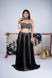Black Mirror Work Lehenga Set