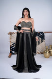 Black Mirror Work Lehenga Set