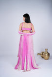 Georgette Lehenga Set with Coin & Mirror Embellishments