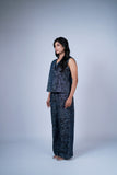 Charcoal Blue Printed Co-ord Set