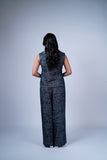 Charcoal Blue Printed Co-ord Set