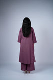 Contemporary Dusty Plum Layered Co-ord Set