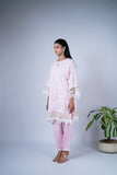 Summery Embroidered Co-ord Set with Statement Crochet