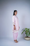 Summery Embroidered Co-ord Set with Statement Crochet