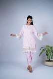 Summery Embroidered Co-ord Set with Statement Crochet