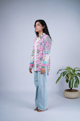 Floral Embroidered Shirt