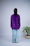 Bandhani Shirt with Mirror Work