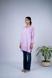 Tone-on-Tone Chikankari Top