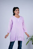 Tone-on-Tone Chikankari Top