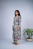 Floral & Paisley Pashmina Printed Suit Set