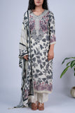 Floral & Paisley Pashmina Printed Suit Set