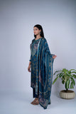 Floral & Paisley Pashmina Printed Suit Set