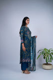 Floral & Paisley Pashmina Printed Suit Set
