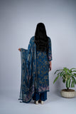 Floral & Paisley Pashmina Printed Suit Set