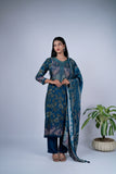 Floral & Paisley Pashmina Printed Suit Set