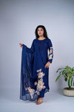 Hand-Brush Painted Royal Suit Set