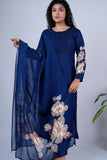 Hand-Brush Painted Royal Suit Set