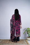 Floral & Paisley Pashmina Printed Suit Set
