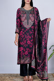 Floral & Paisley Pashmina Printed Suit Set