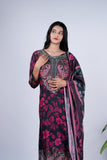Floral & Paisley Pashmina Printed Suit Set