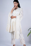 Ivory Bloom Floral Embroidered Suit Set