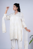 Ivory Bloom Floral Embroidered Suit Set