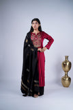 Crimson Red Zardozi Suit Set