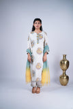 Gulbahar - Blooming Floral Soft Pastel Suit Set
