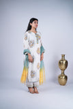 Gulbahar - Blooming Floral Soft Pastel Suit Set