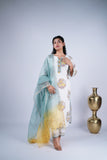Gulbahar - Blooming Floral Soft Pastel Suit Set