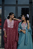 Zamun Mul Chanderi Embroidered Suit Set with Dupatta