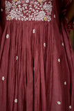 Zamun Mul Chanderi Embroidered Suit Set with Dupatta