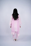 Schiffli Suit Set with Ombré Cutwork