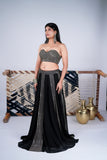 Black Mirror Work Lehenga Set