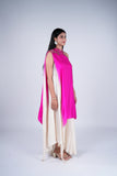 Asymmetric Indo-Western Draped Dress