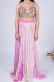 Georgette Lehenga Set with Coin & Mirror Embellishments