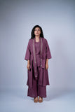 Contemporary Dusty Plum Layered Co-ord Set