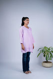 Tone-on-Tone Chikankari Top