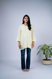Tone-on-Tone Chikankari Top