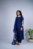 Hand-Brush Painted Royal Suit Set