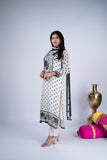 Monochrome Bloom Polka Dot Embroidered Suit Set