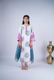 Gulbahar - Blooming Floral Soft Pastel Suit Set