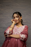 Zamun Mul Chanderi Embroidered Suit Set with Dupatta